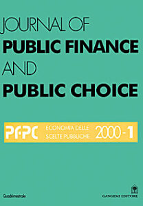 Journal of Public Finance and Public Choice n. 1-2000