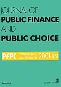 Journal of Public Finance and Public Choice n. 2/3 2001