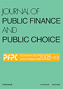 Journal of Public Finance and Public Choice n. 1-2/2005