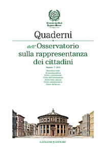 Quaderni dell’Osservatorio sulla rappresentanza dei cittadini n. 7/2010