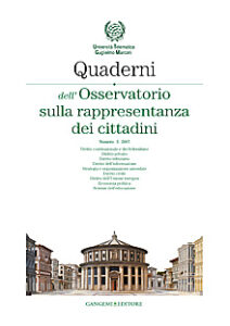 Quaderni dell’Osservatorio sulla rappresentanza dei cittadini n. 3/2007