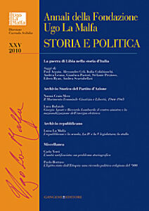 Annali della Fondazione Ugo La Malfa XXV – 2010