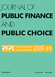 Journal of Public Finance and Public Choice n. 2-3/2009