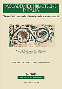 Accademie & Biblioteche d’Italia 3-4/2010
