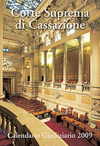 Corte Suprema di Cassazione. Calendario Giudiziario 2009