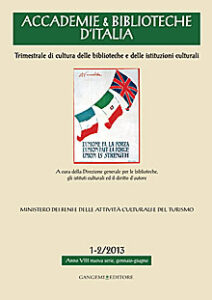 Accademie & Biblioteche d’Italia 1-2/2013