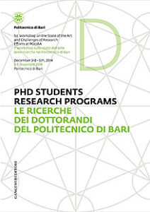 Le ricerche dei dottorandi del Politecnico di Bari – PHD Students research programs