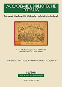 Accademie & Biblioteche d’Italia 1-2/2014