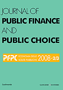 Journal of Public Finance and Public Choice n. 2-3/2008