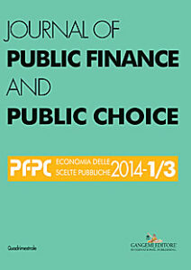 Journal of Public Finance and Public Choice n. 1-3/2014