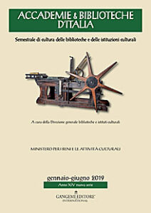 Accademie & Biblioteche d’Italia 1/2019