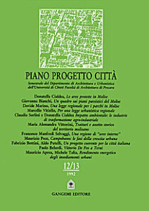 Piano Progetto Città 12/13 1992