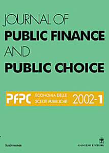 Journal of Public Finance and Public Choice n. 1-2002
