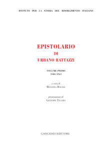 Epistolario di Urbano Rattazzi