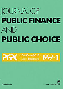 Journal of Public Finance and Public Choice n. 1/1999