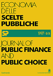 Journal of Public Finance and Public Choice n.2/3-1997
