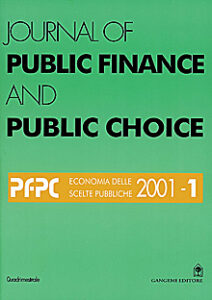 Journal of Public Finance and Public Choice n. 1-2001