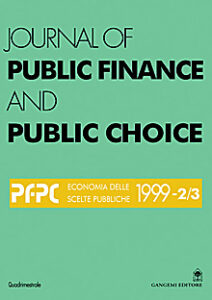 Journal of Public Finance and Public Choice n. 2/3 – 1999